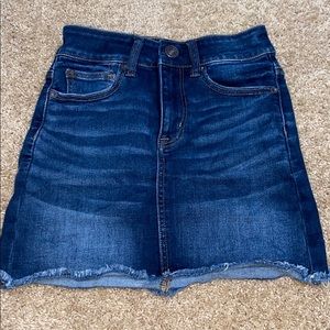 Dark blue Jean skirt from American eagle